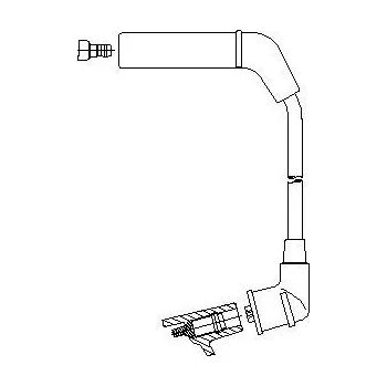 Zapalovací kabel zapalovací kabel, , BREMI, 730/50