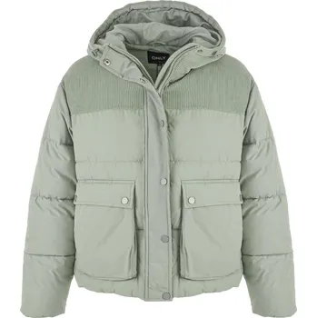 ZIMNÍ BUNDA ONLY DÁMSKÁ S MANŠESTREM zelená