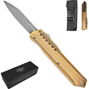 Bojový nůž CHZ Vystřelovací OTF nůž "TERRACOPPER TACTICAL" s pouzdrem