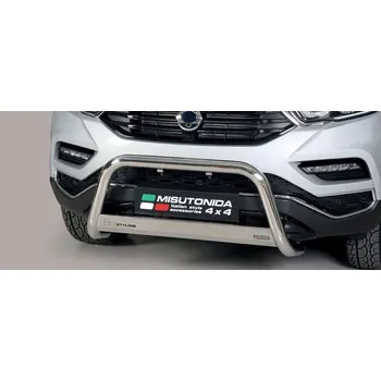 Tuning Přední ochranný rám Medium SSANGYONG Rexton/Musso 2018- Misutonida EC/MED/435 Leštěný nerez