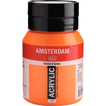Vodová barva Akrylová barva Amsterdam Standard - 276 Azo Orange Objem: 500 ml