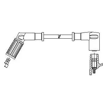 Zapalovací kabel zapalovací kabel, , BREMI, 652/51