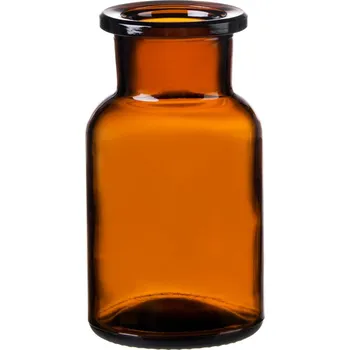 Láhev Láhev širokohrdlá prachovnice nezabroušená, bez zátky, hnědá, Objem [ml]: 2000