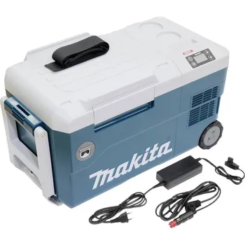 Lednice Makita CW001GZ01 Aku chladnička & Topný box Energetická třída (EEK2021): E (A - G) kompresor 12 V/DC, 18 V/DC, 24 V/DC,