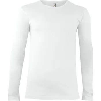 Pánské tričko Tričko s dlouhým rukávem Alex Fox Long - bílé,