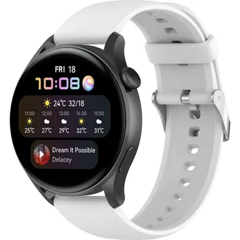 Příslušenství k chytrým hodinkám VSECHNONAMOBIL 60394 SILICONE Řemínek pro Huawei Watch 4 / Watch 4 Pro bílý