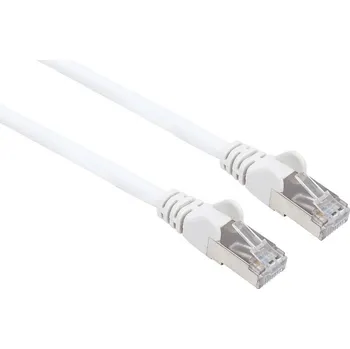 Počítač Intellinet 741385 RJ45 síťové kabely, propojovací kabely CAT 6a (surový kabel CAT 7) S/FTP 2.00 m bílá bez halogenů 1 ks