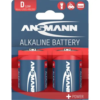 RC náhradní díl Ansmann LR20 Red-Line baterie velké mono D alkalicko-manganová 1.5 V 2 ks