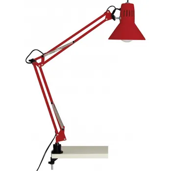 Lampička Brilliant 10802/01 Stolní pracovní lampa HOBBY červená