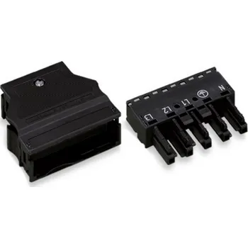 Elektrická zásuvka WAGO 770-105 síťový konektor WINSTA MIDI zásuvka, rovná Počet kontaktů: 5 25 A černá 25 ks