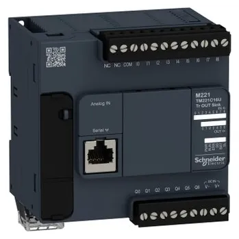 SCHN TM221C16U >PLC Modicon M221, 24VDC, 9DI, 7DQ (neg. RP 0,6kč/ks