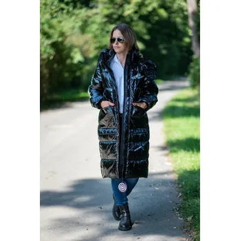 Zimní bunda delší lesk Fly 2112 Itálie barva: černá, velikost: XL