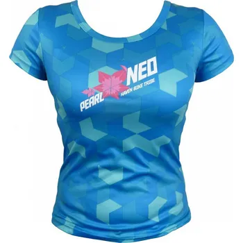 cyklistický dres HAVEN Cyklistický dres s krátkým rukávem - PEARL NEO LADY MTB - světle modrá