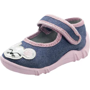 RAWEKS Dětská domácí obuv s vyndávací koženou stélkou MAJA 06 Velikost: 25