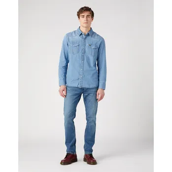 Pánské jeans Wrangler Greensboro Shaker 112341415 Velikost: W30 / L30