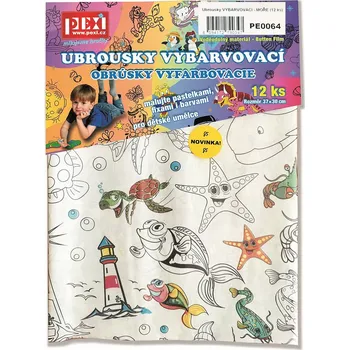 omalovánky Ubrousky VYBARVOVACÍ - MOŘE (12 ks)