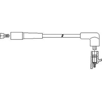 Zapalovací kabel zapalovací kabel, , BREMI, 474/84