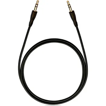 Audio kabel RCA D1C84016 jack audio kabel [1x jack zástrčka 3,5 mm - 1x jack zástrčka 3,5 mm] 0.50 m černá