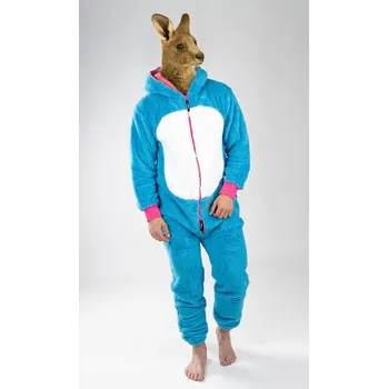 Dámský overall Dupačky teddy modrý jednorožec XL - modrá