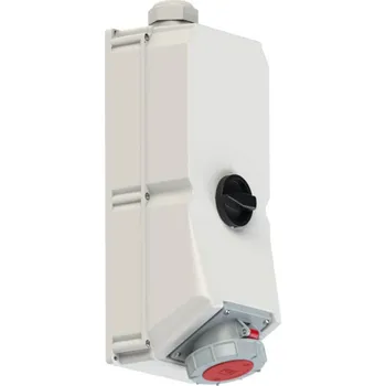 Elektrická zásuvka PCE 9755100 CEE zásuvka na stěnu, 125 A, 5pólová, 400 V, 1 ks