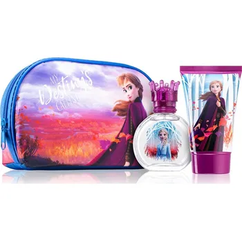 Sada nářadí Disney Frozen sprchový gel 100 ml + toaletní voda 50 ml + kosmetická taška 1 ks