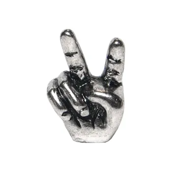 Korálek Korálek kovový RUKA VÍTĚZSTVÍ - TOPBEADS
