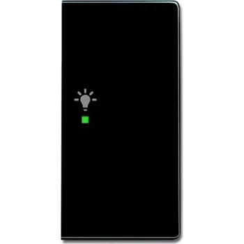 Busch-Jaeger 2násobný kryt symbol světlo Carat antracitová, černošedá 2CKA006220A0062 1 ks