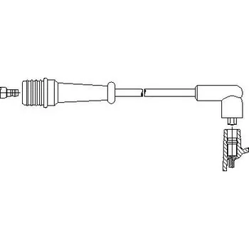 Zapalovací kabel zapalovací kabel, , BREMI, 630/55