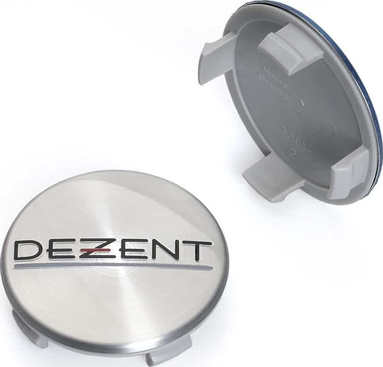 Středová krytka alu kola Ø 69/75mm Dezent ZT2310 plast, kovové víčko stříbrné, broušené