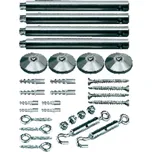 Paulmann Light&Easy 17834 nízkonapěť. komponent lankových systémů napínací montážní sada chrom