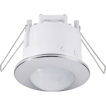 Pohybové čidlo Renkforce 1289331 na strop, vestavné detektor pohybu PIR 360 ° relé chrom IP20