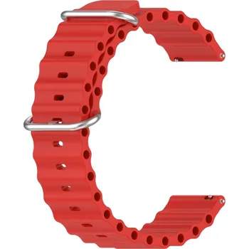 VSECHNONAMOBIL 61868 OCEAN Univerzální silikonový řemínek 20mm červený