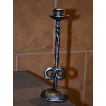 Svícen Kovaný, kovový svícen Panáček 2