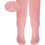 Dívčí vzorované punčocháče WOLA KRÁLÍČEK růžové Velikost: 80-86