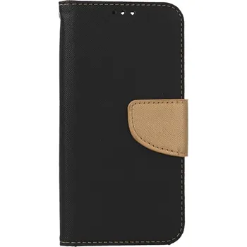 Pouzdro na mobilní telefon Pouzdro iPhone 14 Pro knížkové černo-zlaté (kryt neboli obal na iPhone 14 Pro)