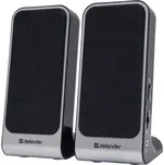 Defender reproduktory SPK-225, 2.0, 4W, šedé, regulace hlasitosti, magneticky stíněné pouzdro, konektor pro sluchátka, 200Hz~18kHz