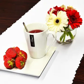 ubrus Nešpinivý / teflonový látkový ubrus UNI 3018 BÍLÁ, 140x220cm (obdélník)