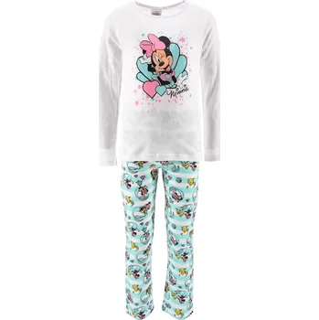 Dívčí pyžamo Dívčí pyžamo DISNEY MINNIE MERMAID bílé Velikost: 116