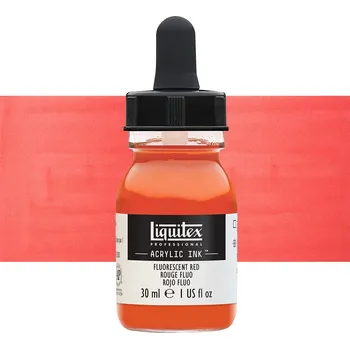 Akrylový inkoust Liquitex 30ml - Fluorescent Red
