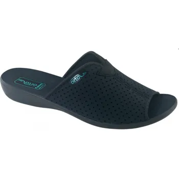 Dámská obuv Dámské pantofle přezůvky ADANEX DIANA ORTO line 28087 otevřené černé měkké - halux velikost: 39