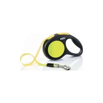 Vodítko pro psa Vodítko FLEXI Neon XS 3m/12kg Pásek NEW