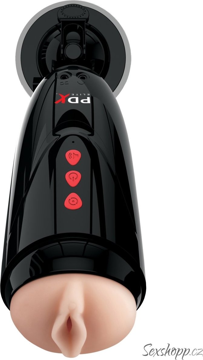 Mluvící vibrační vagina PDX Elite Dirty Talk Starter Stroker