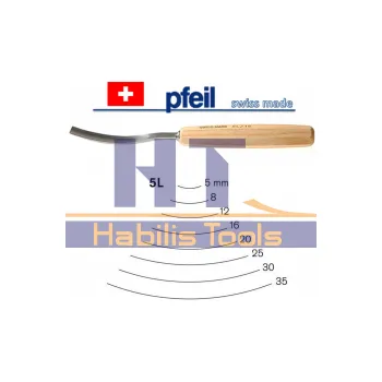 Dláto Dláto řezbářské Pfeil - profil 5L, šíře 5mm
