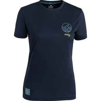 cyklistický dres ROCDAY Cyklistický dres s krátkým rukávem - WOODY LADY - modrá XS
