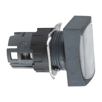 Stavebniny SCHN ZB6DW1 Ovládací hlavice stiskací prosvětlená, lícující s návrat. - bílá