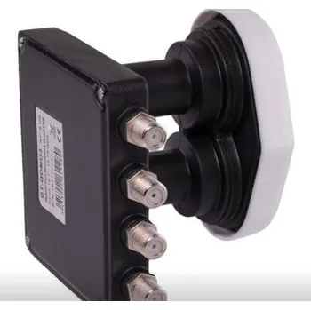 Satelitní technika GT-SAT Quad Monoblock LNB 3° pro 2 družice – 4 výstupy