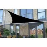 Stínící plachta proti slunci (slunečník) - rovnostranný trojúhelník 3,6 m - Černá