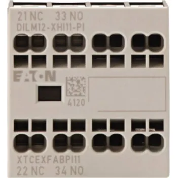 vypínač Eaton 199456 DILM12-XHI11-PI pomocný spínač 240 V/AC 3.5 A 1 spínací kontakt, 1 rozpínací kontakt 1 ks