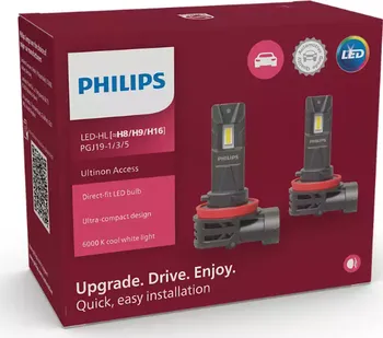 Autožárovka Philips Ultinon Access 11366U2500C2 H8/H9/H16 12 V 20 W