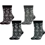 PESAIL Damské termoponožky LY217 4 párů Barva: Mix, Velikost: 35-38